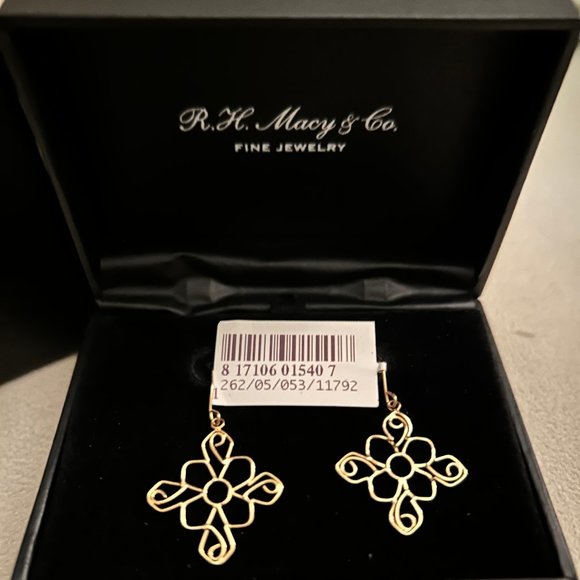 R. H. Macy & Co. Fine Jewelry 14K Gold Dangle Earrings